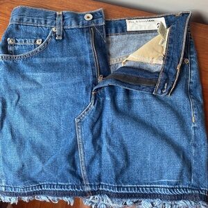 Rag and Bone denim mini skirt women's 26